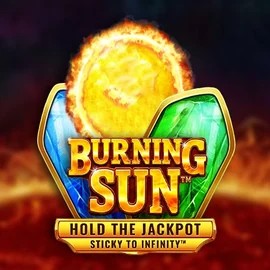 Burning Sun slot logo by Wazdan at CasinOKBurning Sun