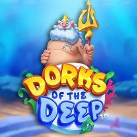 Dorks of the Deep slot logo by Hacksaw Gaming at CasinOKDorks of the Deep
