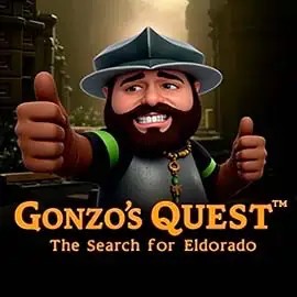 Logo of Gonzo's Quest from NetEnt at CasinOK