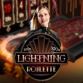 Lightning Roulette logo – Live Casino by Evolution at CasinOK