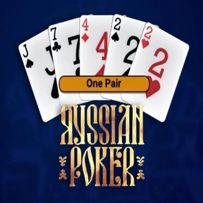 Russian Poker slot visual from OneTouch Games available on casinok.eu.com