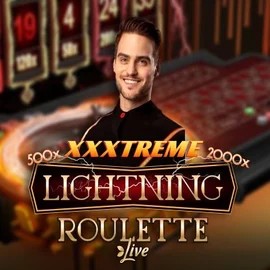 Official Live Casino logo: XXXtreme Lightning Roulette by Evolution at CasinOK